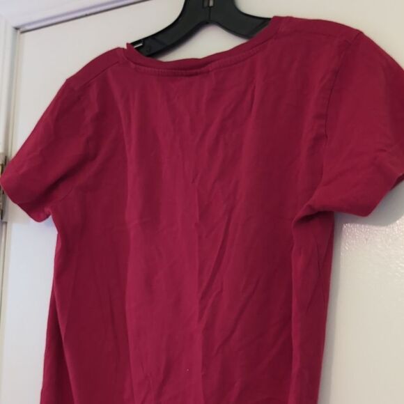 Red with White St Louis Short Sleeve‎ T-shirt Size L - Picture 6 of 9